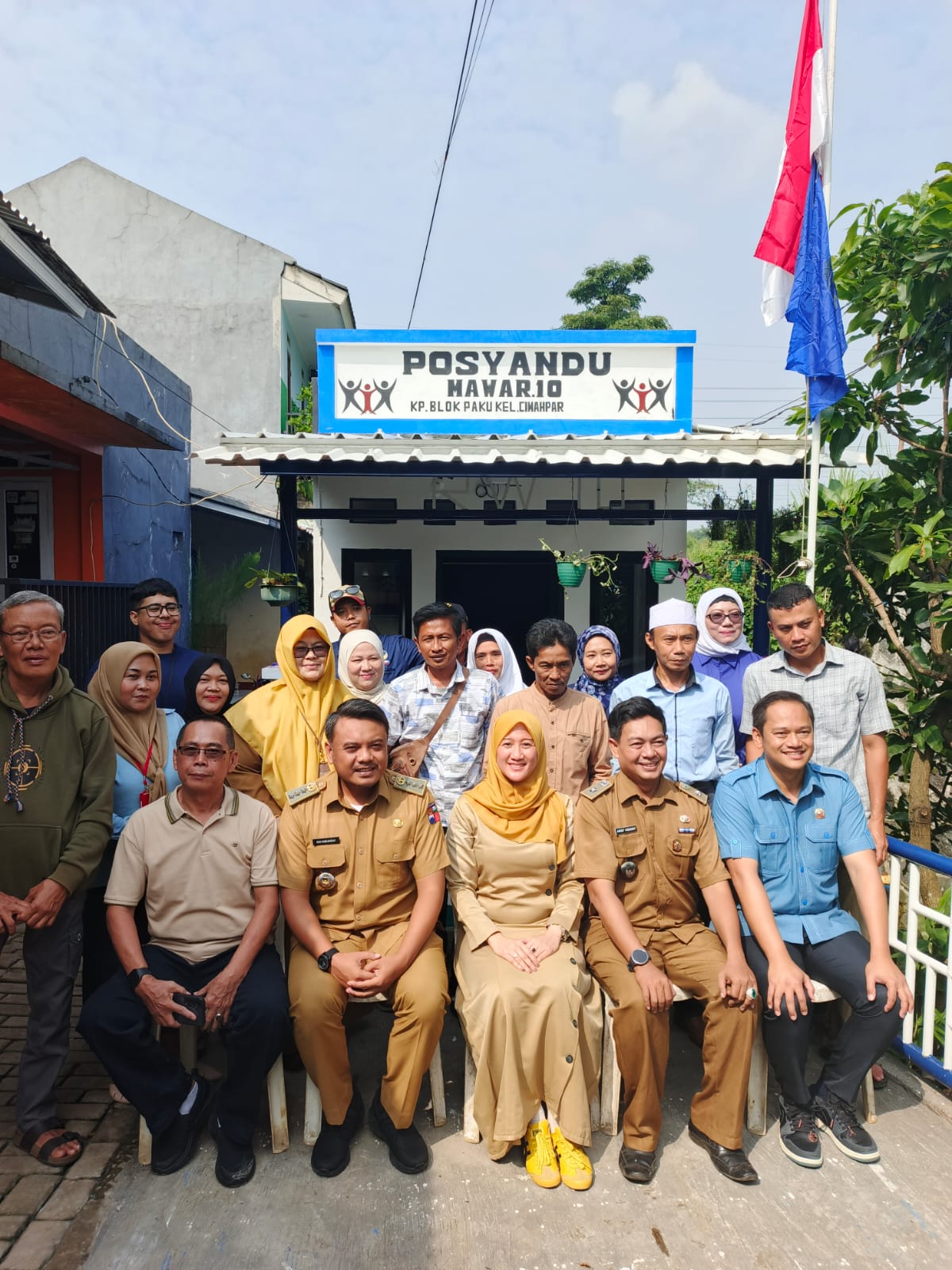 Peresmian Gedung Posyandu Mawar 10