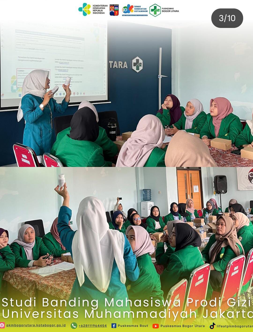 Kunjungan Mahasiswa UMJ 