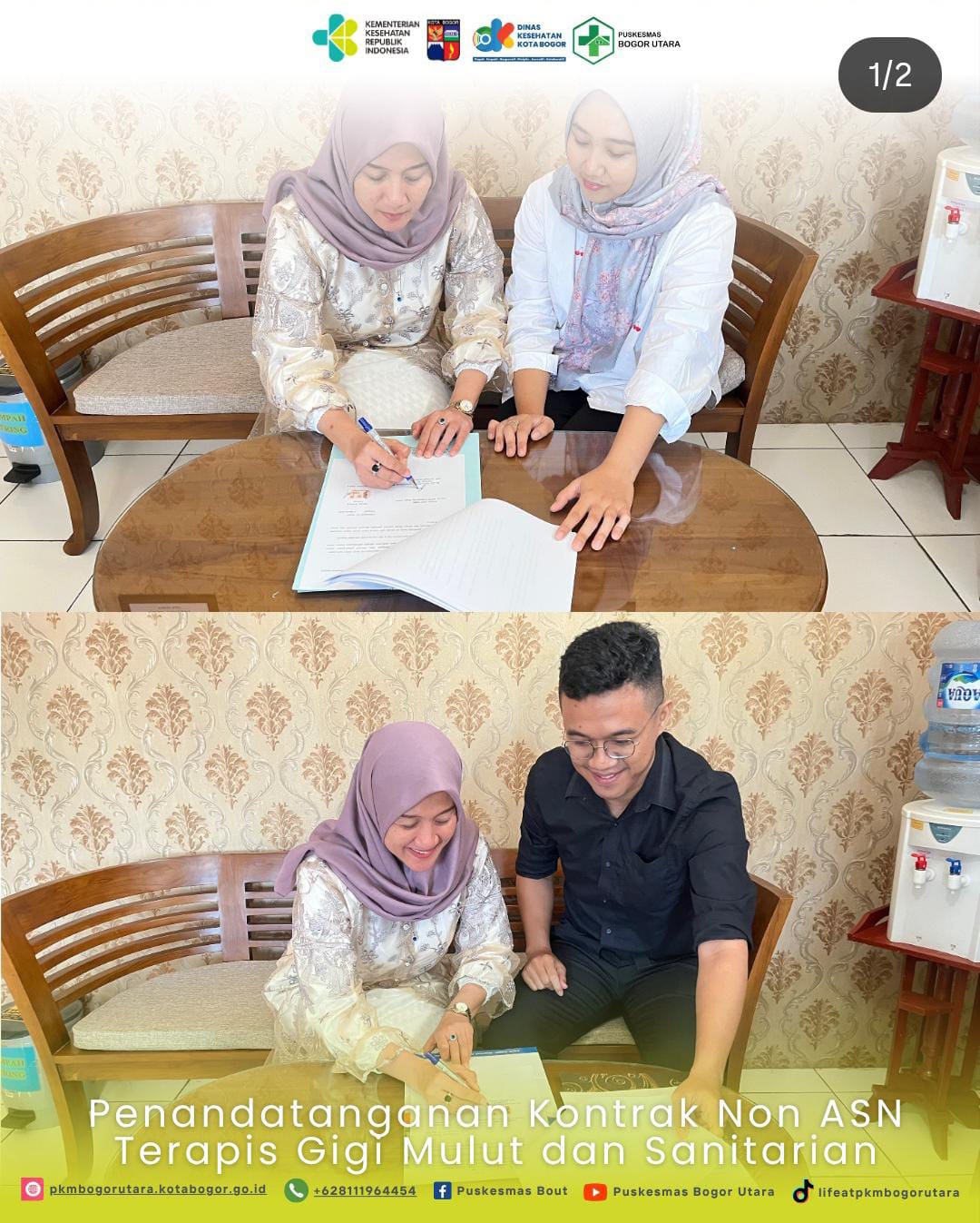 Penandatanganan Kontrak Tenaga Non ASN