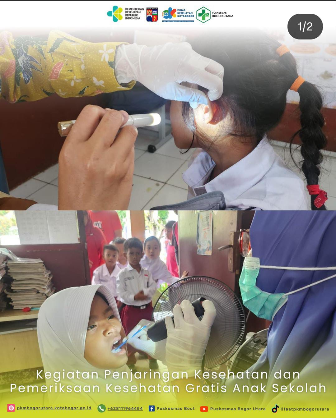 Penjaringan Kesehatan Siswa Sekolah 