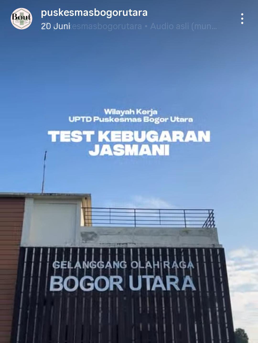 Tes Kebugaran Staf Puskesmas dan Bogor Utara