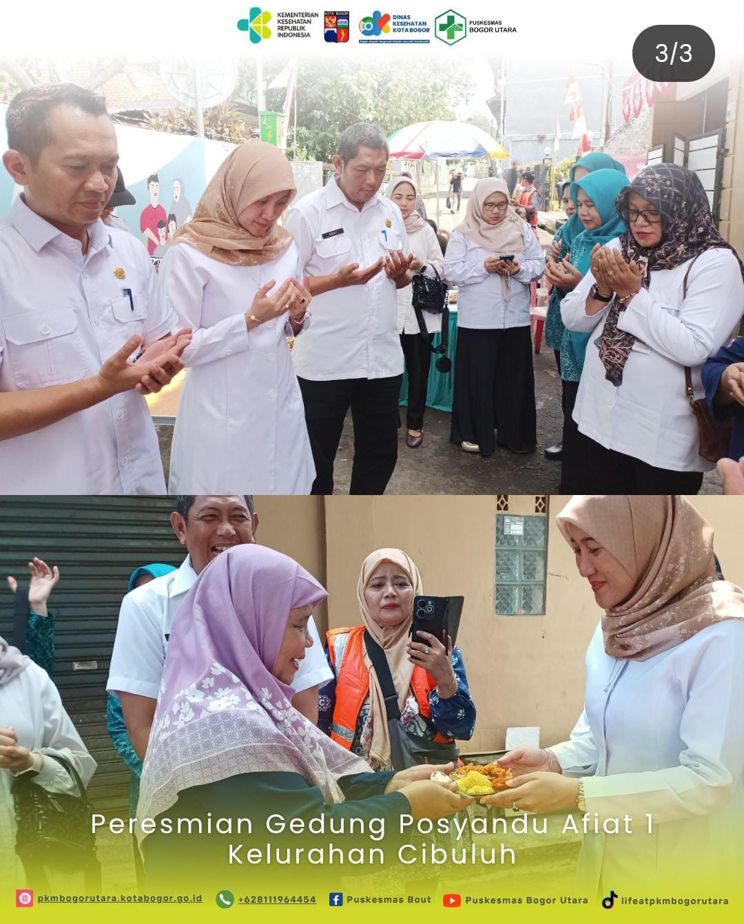 Peresmian Gedung Posyandu Afiat 1