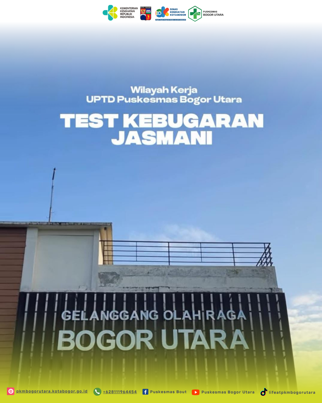 Pemeriksaan Kebugaran Puskesmas Bogor Utara 